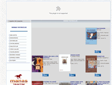 Tablet Screenshot of manasyayincilik.com
